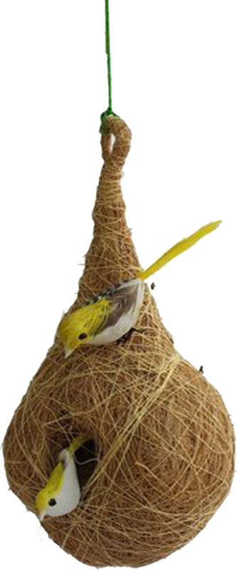 Comfort Organic COIR BIrd Nest With Replace coir Bed purely Bird House(Hanging, Tree Mounting, Wall Mounting)