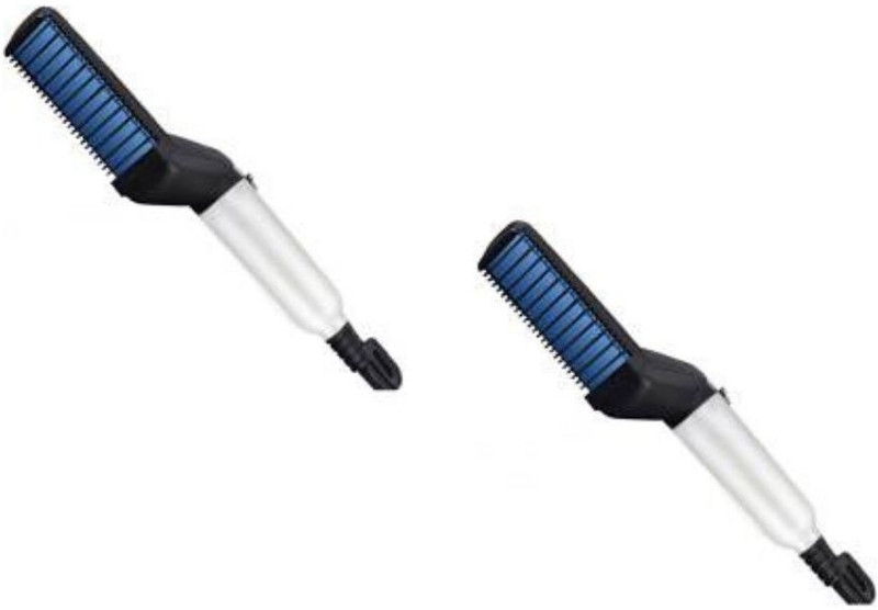fashionhike Quick Hair Styler for Men Electric Beard Straightener Massage Hair Hair Straightener(Multicolor)