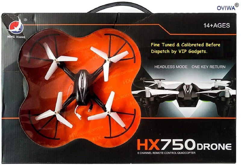 oviwa HX-750 Original Remote Control Drone with two extra Blade(Multicolor)