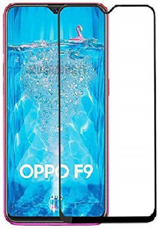 royal eshop 15 Edge To Edge Tempered Glass for Oppo F9, OPPO F9 Pro, Realme 2 Pro, Realme U1, Realme 3 Pro(Pack of 1)