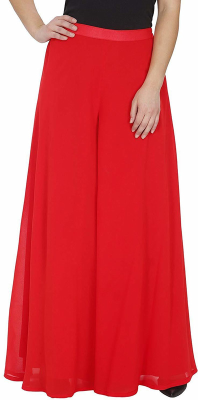 stylesmyth Flared Women Red Trousers