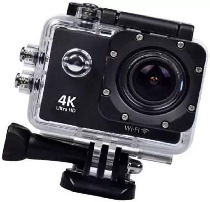 philophobia 4K Action Camera 16MP Underwater Waterproof Camera 170° Sports & Action Camera(Black)