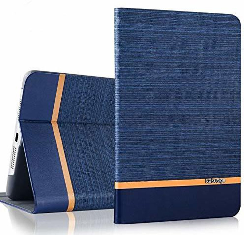kakusiga Flip Cover for Apple iPad 9.7" 2017/2018 Air 1 Air 2 5th Gen/6th Gen (A1893/A1954)(Dark blue, Cases with Holder)