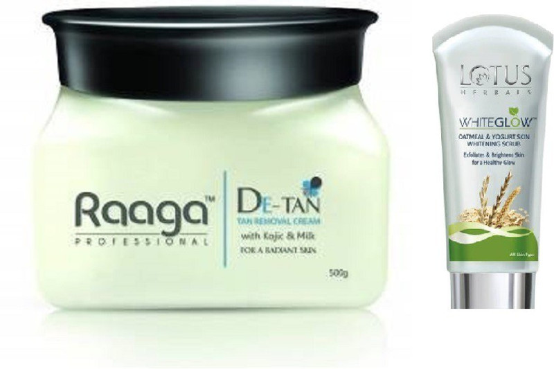 raaga De-tan 500g and scrub 100g(2 Items in the set)