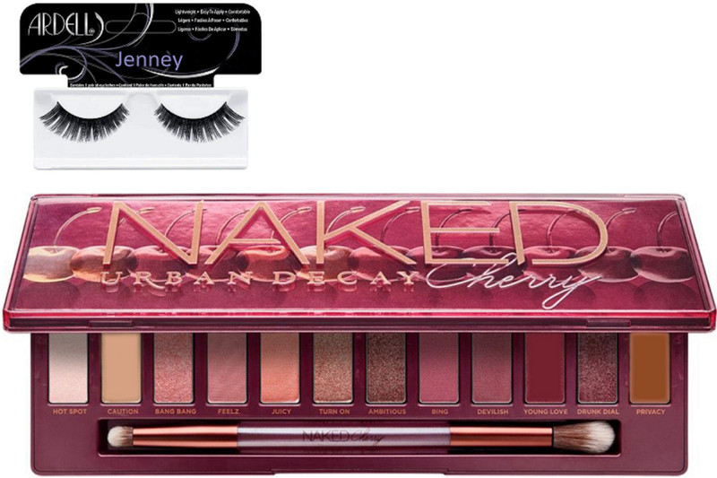 jenney Eyelashes & NAked Cherry Eyeshedow Palette(2 Items in the set)