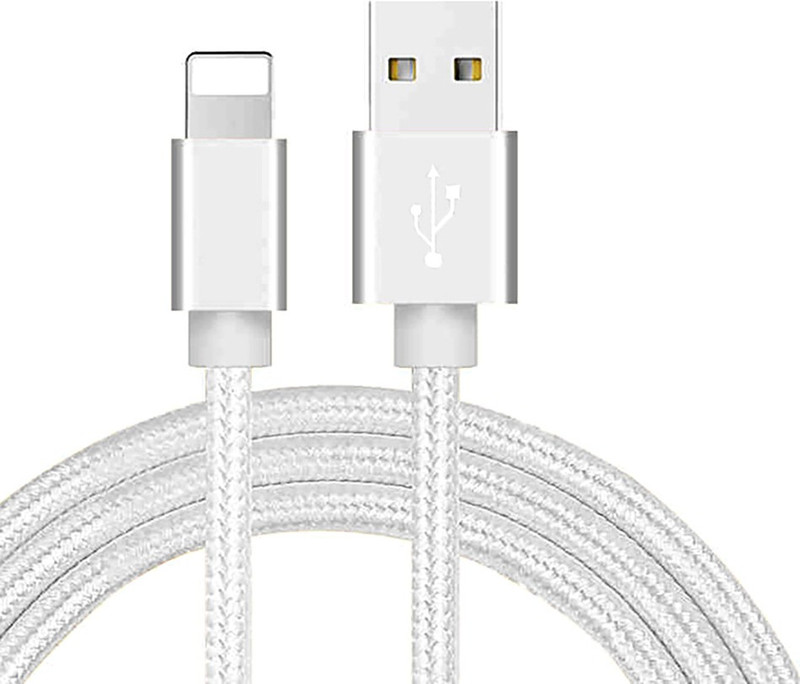 dotin LCDN-X11 1 m Lightning Cable(Compatible with I PHONE, IPAD, IPAD PRO, IPAD MINI, IPAD AIR, Silver, One Cable)