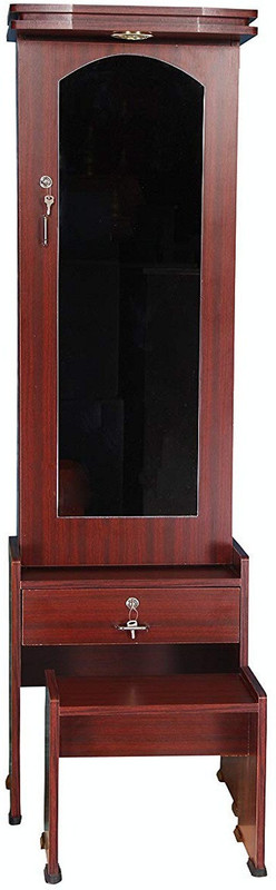 ambika Solid Wood Dressing Table(Finish Color - red)