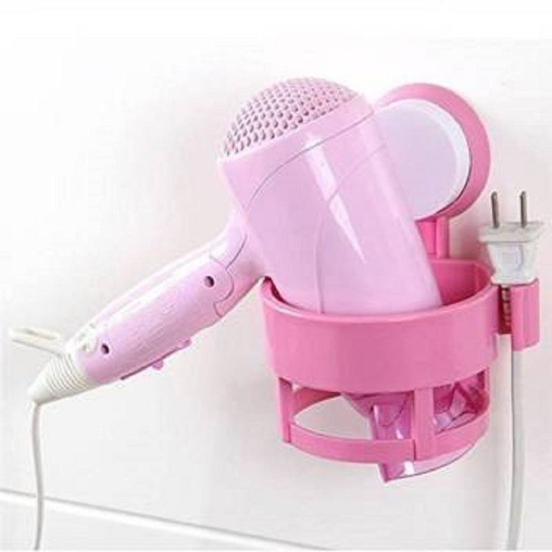 sellerzone Dryer Holder Rack with Vacuum Suction Cup Wall Mounted Dryer Holder Wall Mounted Dryer Holder
