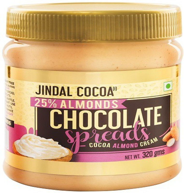 jindal cocoa Chocolate Spreads - Cocoa Almond Cream, 320 Grams 320 g