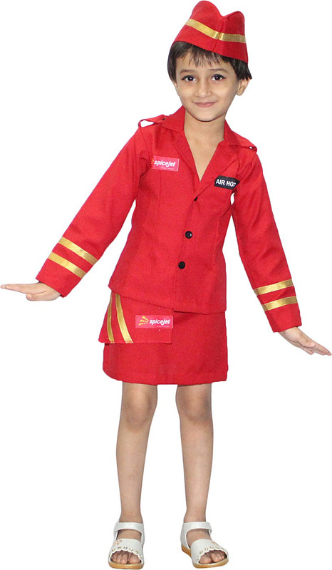 Buy Kaku Fancy Dresses Air Hostess Kids Costume Wear Online at