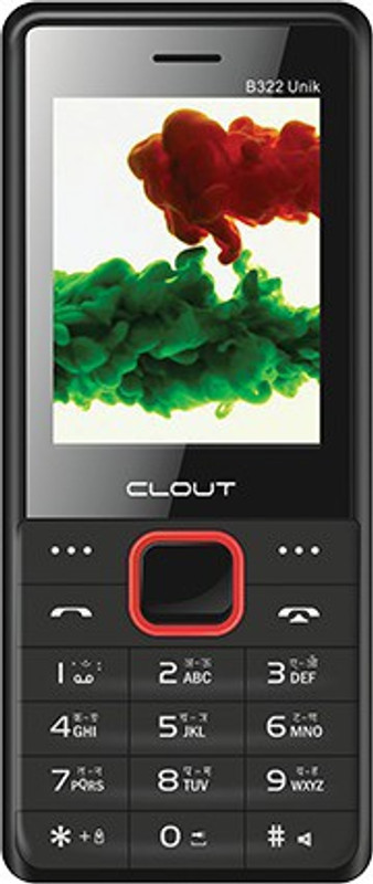 Clout B322 Unik(Black&Red)