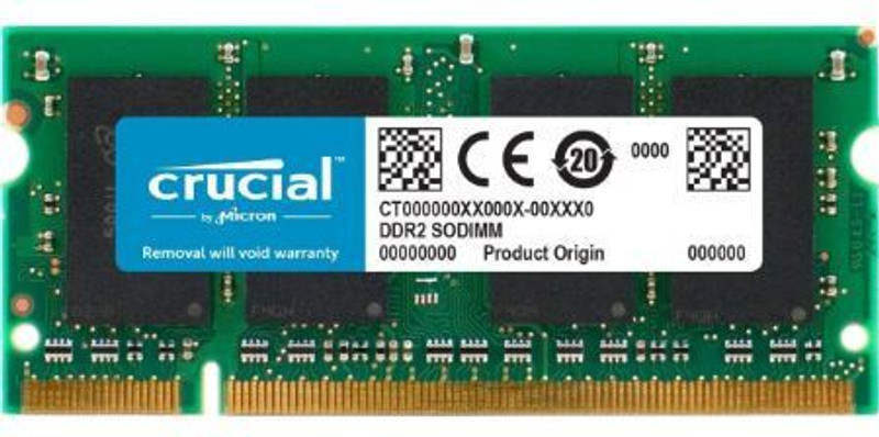 Crucial CT Series DDR2 4 GB Laptop (CT51264AC800)