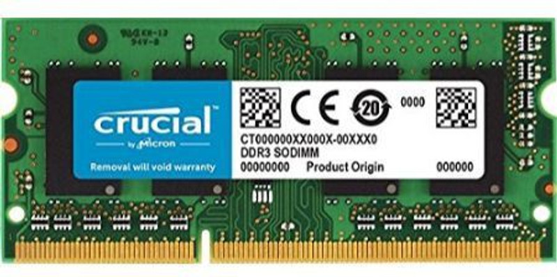 Crucial CT Series DDR3 2 GB Laptop (PC3-8500)