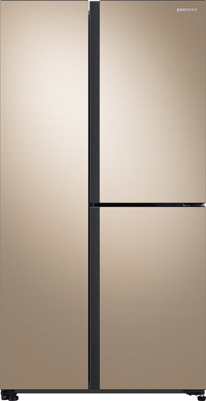 Samsung 689 L Frost Free Side by Side Inverter Technology Star Refrigerator(Gentle Gold, RS73R5561F8) Samsung 689 L Frost Free Side by Side Inverter Technology Star Refrigerator(Gentle Gold, RS73R5561F8)