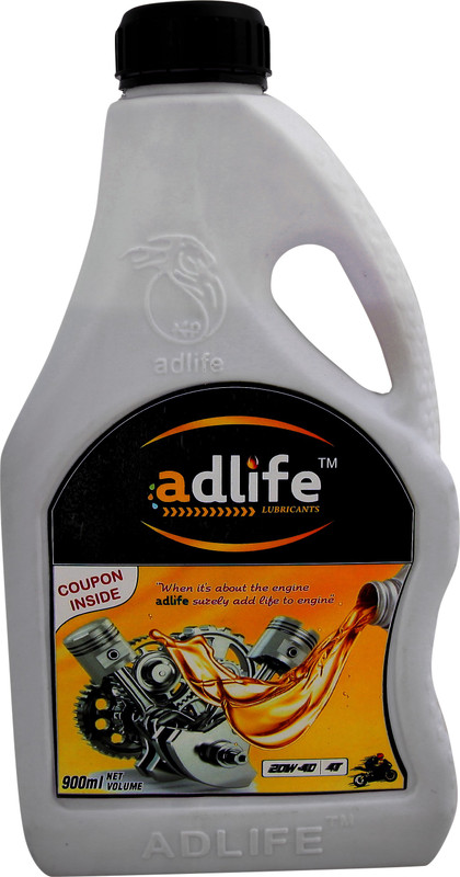 adlife 20W-40 4T Engine Oil (900 ML)-WH 20W-40 ENGINE OIL Engine Oil(900 ml)