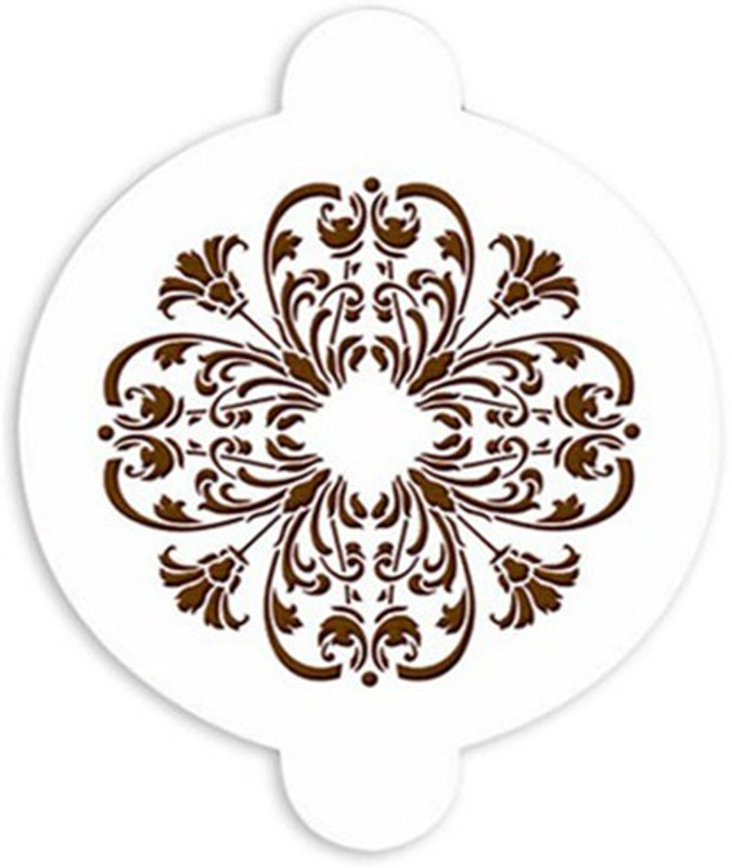 KONFIZ Cake Side Stencil, Cake Top Stencil, Regular Stencil(Pack of 9)