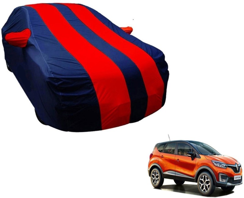 Flipkart SmartBuy Car Cover For Renault Universal For Car (With Mirror Pockets)(Blue, Red)