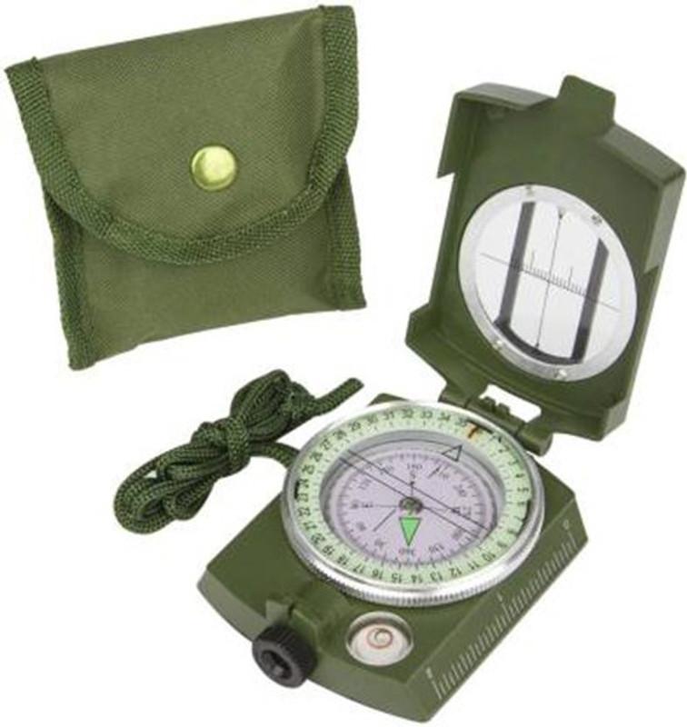 EROSE Waterproof Metal Army Navigator For Directions Military Compass (Green) Compass(Green)