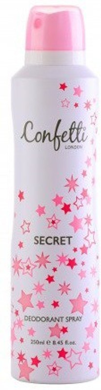 confetti SECRET Deodorant Spray  -  For Girls(250 ml)