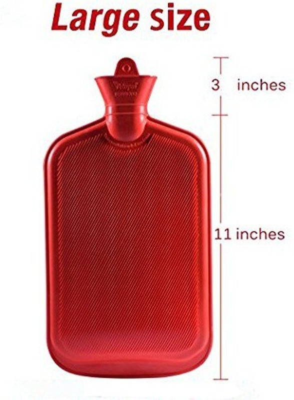 losser 14_red_H Non-Electrical Water Bag 2 L Hot Water Bag(dark red)