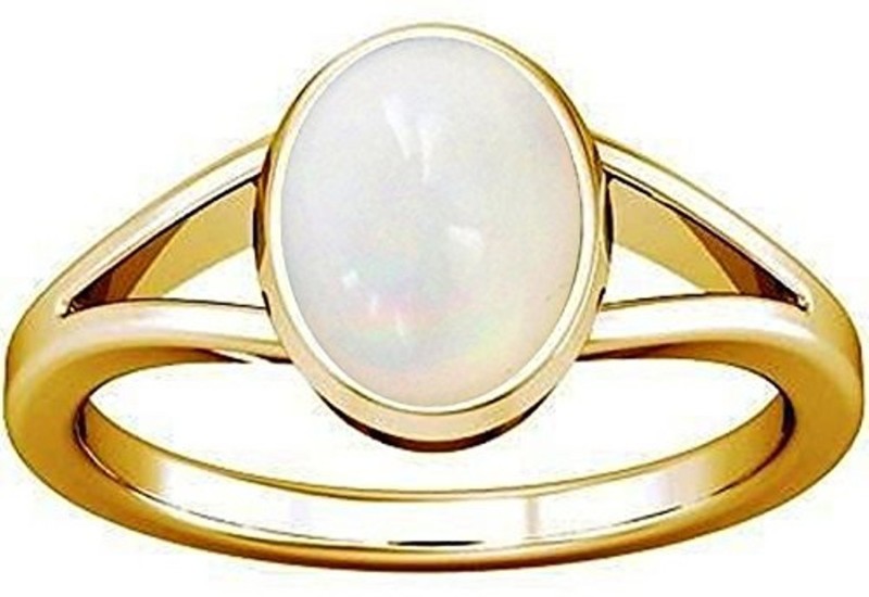 Divya Shakti 7.25-7.50 Carat Yellow Sapphire/ Pukhraj Stone Panchdhatu ring