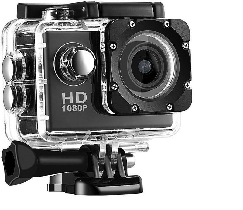 TECBASKET SPORTS CAMERA ACTION CAMERA Sports and Action Camera(Black, 1080 MP)