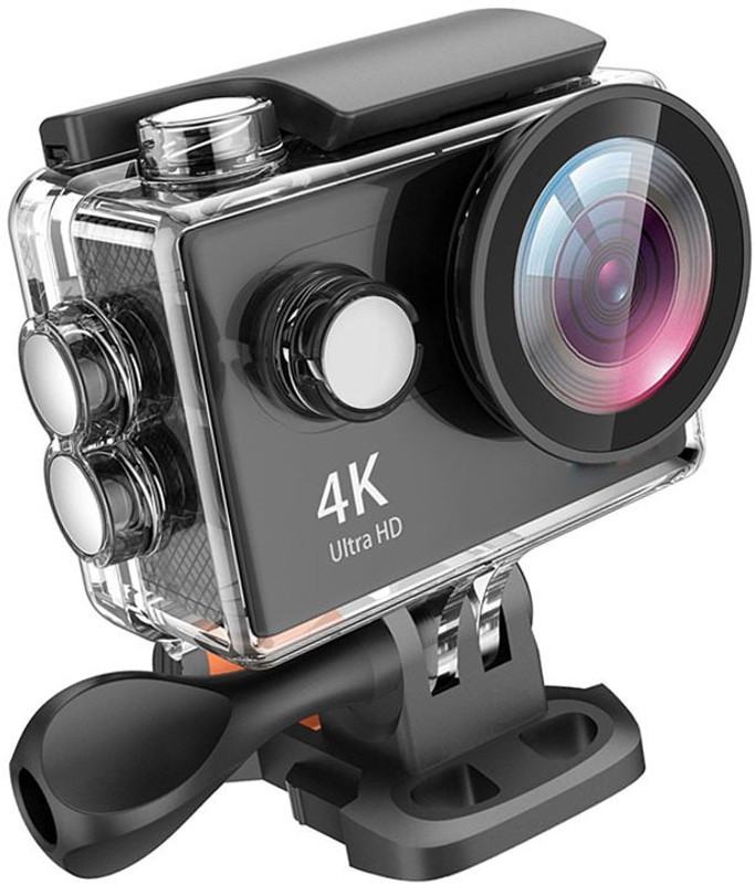 philophobia 4K Wifi 4K Action Camera Wi-Fi 16MP Full HD 1080P Waterproof Cam Sports and Action Camera(Black, 16 MP)