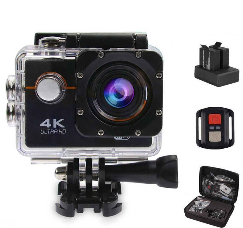philophobia 4K Wifi Sport Video Camera 4K WiFi Action Camera Waterproof Camera -hd 1080p Sports and Action Camera(Black, 16 MP)