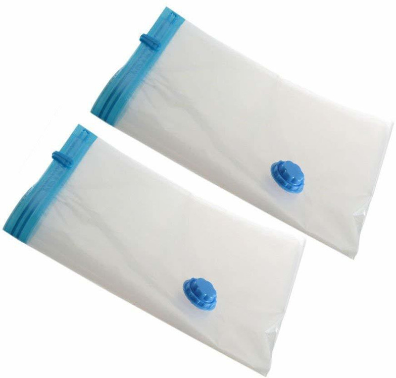 BLAPOXE 2PCS VACCUM BAG 70X100 Blanket ,Pillow Vaccum Storage Bag for travel ziplock bags Travel Storage Vacuum Bags(Pack of 2)