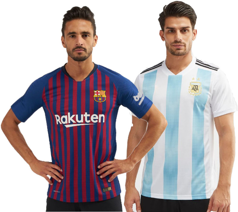 rakuten Printed Men Round Neck Multicolor T-Shirt(Pack of 2)