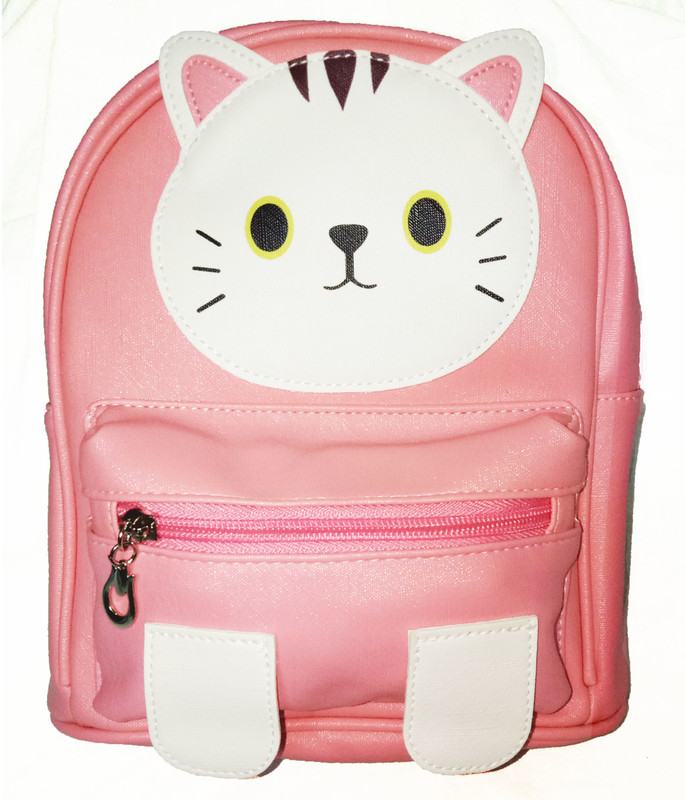 tedmei Khushi Cute Mini Bunny face Children's Backpack, Kids Backpack, Small Mini Waterproof Backpack (Pink, 15L) 15 L Backpack(Pink)