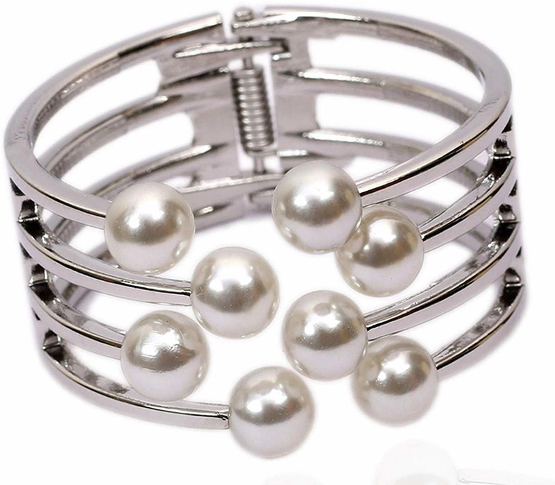 wrist boutique Plastic Silver Kada