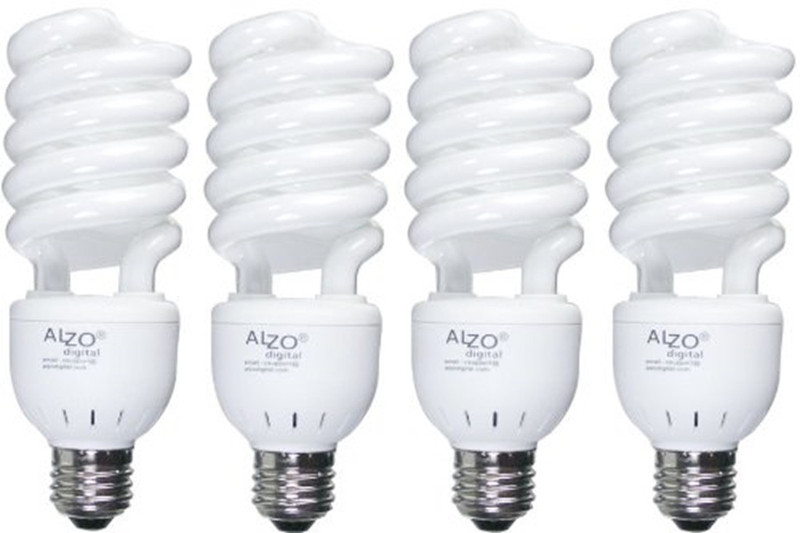 ALZO digital 27 W Spiral LED Bulb(White, Pack of 4)