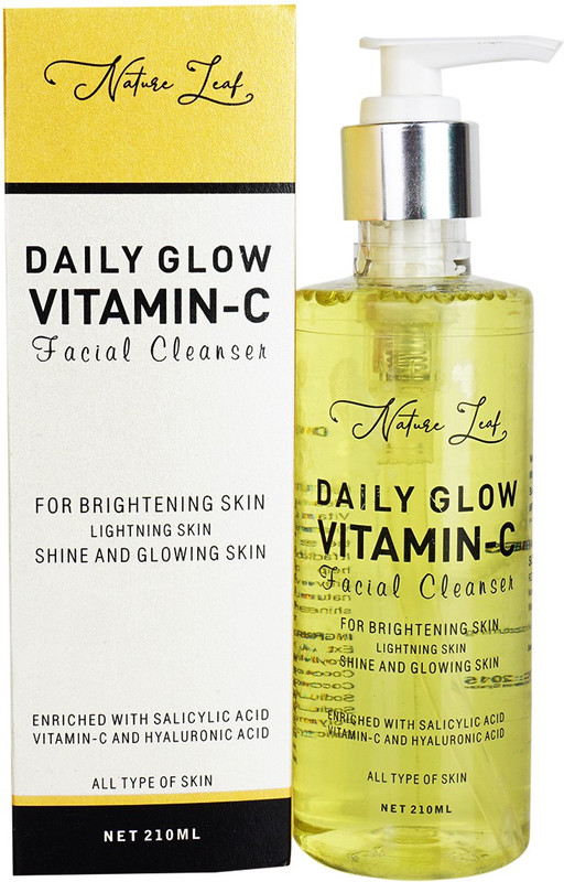 vitamin c brightening and glow daily facial cleanser