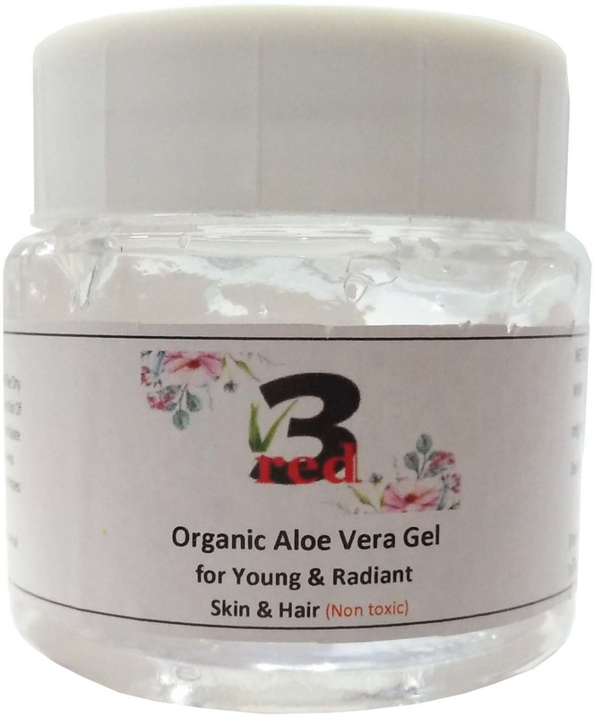 3red Organic Aloe Vera Face Gel(150 ml)