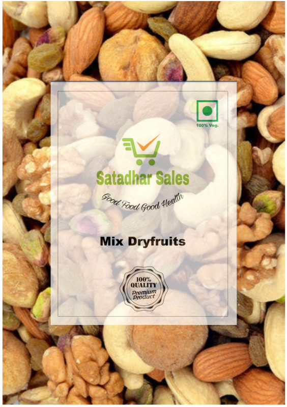 satadhar sales Mixed Dry Fruits, Premium Best Quality Nuts Pouch(500 g)