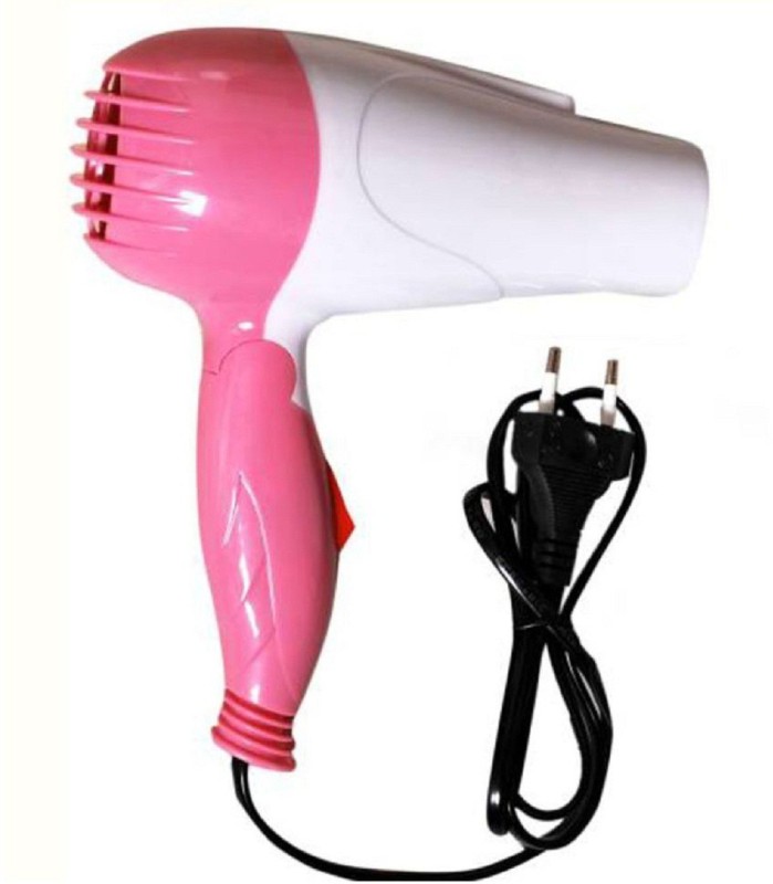 AJSCOP Professional Electric Foldable Hair Dryer 1000 Watt - Pink NH-522 Hair Dryer(1000 W, Pink)