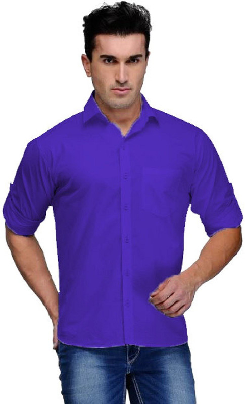 top club Men Solid Casual White Shirt