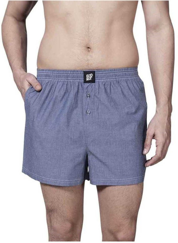 therihitss Solid Men Dark Blue Night Shorts