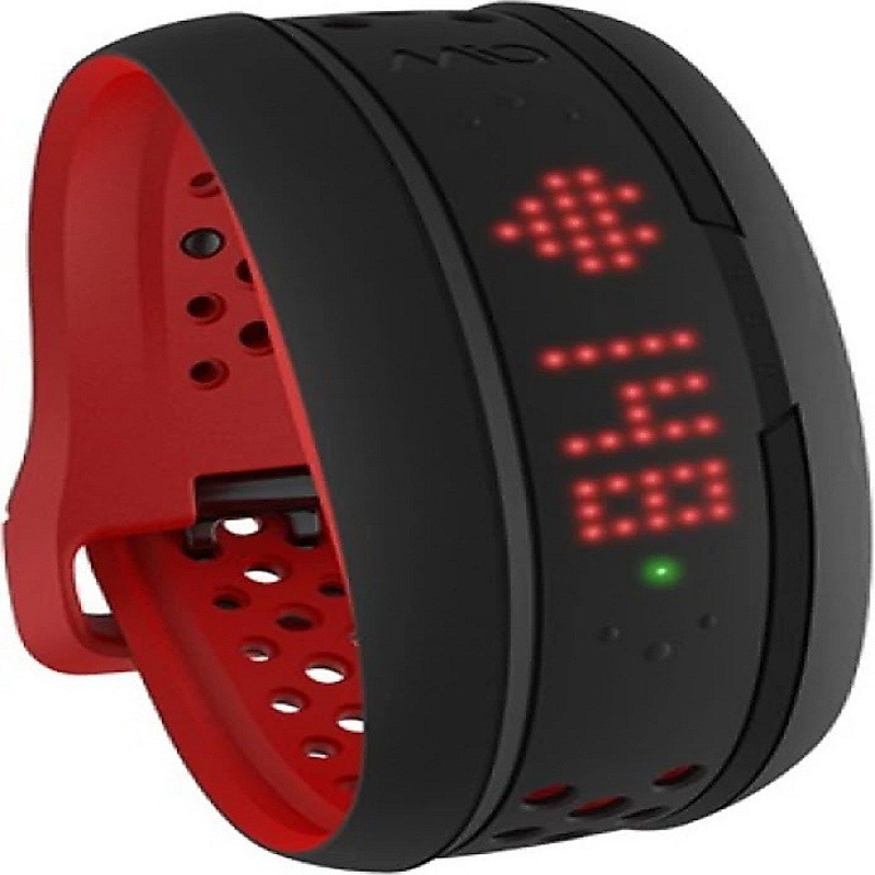 mio fuse Fuse Red(Red, Black Strap, Size : L)