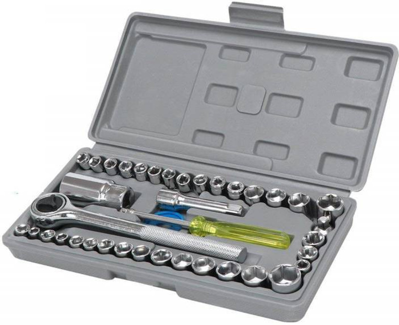 spacci 40 Pc Socket Tool Kit Socket Set(Pack of 40)