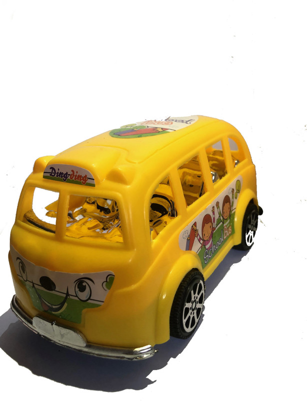 signix Yellow School Bus Toy for Kids for 4 Year Old Boys(Yellow)