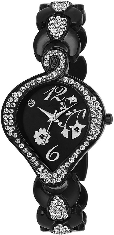 radheex 314 Fashion black color new Design Women And Girls Analog Watch  - For Women