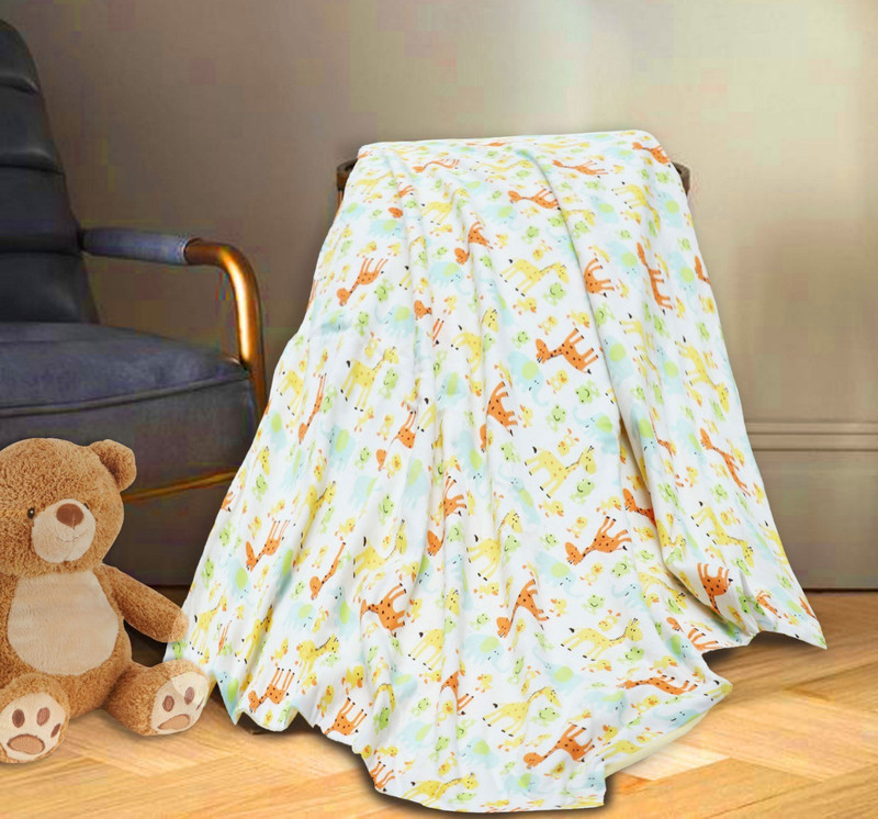 lillypupp Animal Double AC Blanket(Cotton, Multicolor)