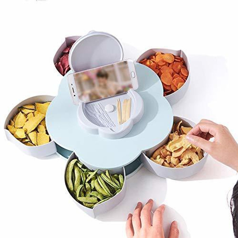 incredible Smart Candy container box  - 250 ml Polypropylene Spice Container, Pickle Container & Salt Pepper Container(Blue)