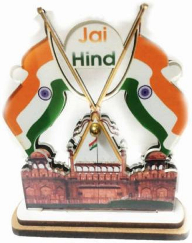 new lucky indian flag Double Sided Wind Car Dashboard Flag Flag(Plastic)