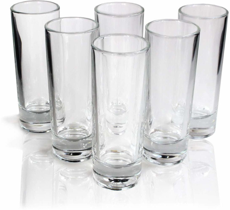 uniglass NIki Glass Set(Glass, 70 ml, Clear, Pack of 6)
