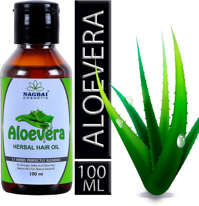 nagbai Alovera herbal hair oil with 11 herbs perfectly blended oil for hair root & cell hair oil Hair Oil(100 ml)