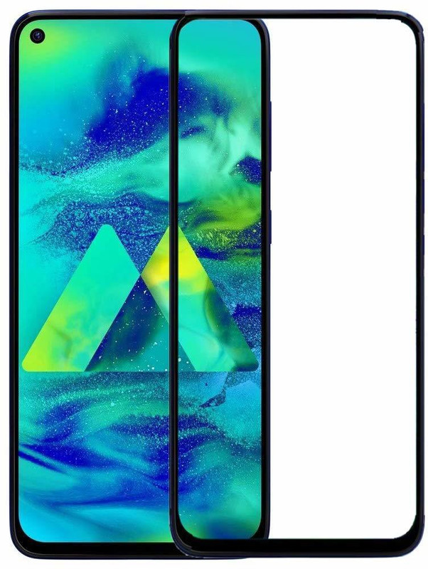 happy pops Edge To Edge Tempered Glass for Samsung A60(Pack of 1)
