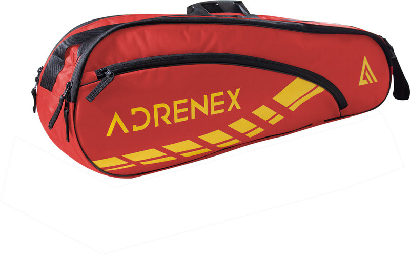 Adrenex 2 Pocket Badminton Kit bag(Black, Kit Bag)